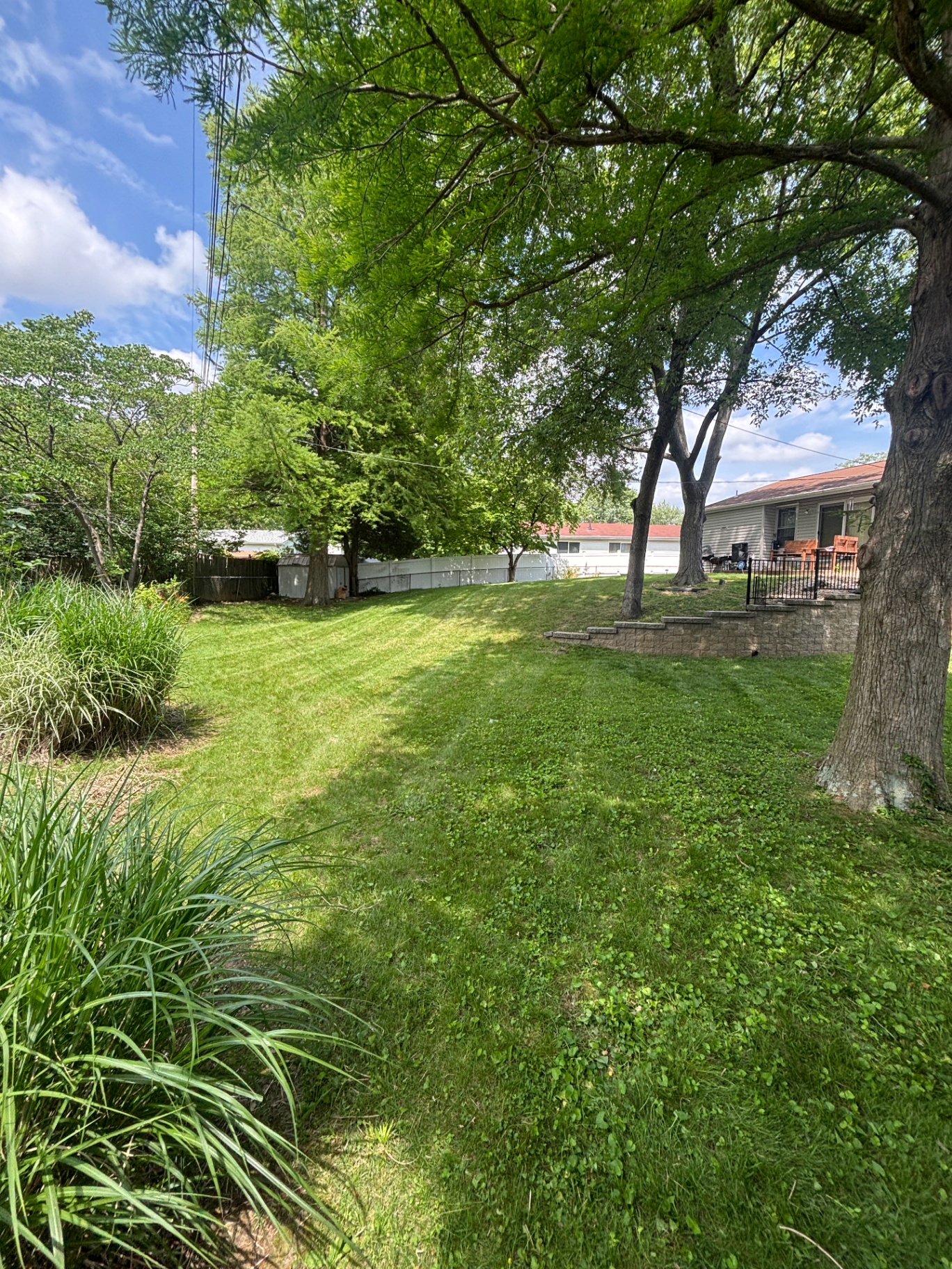 Recent landscaping project